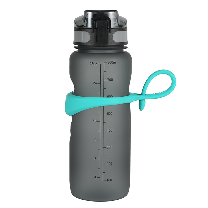 Fitness sports water bottle magnetic ring