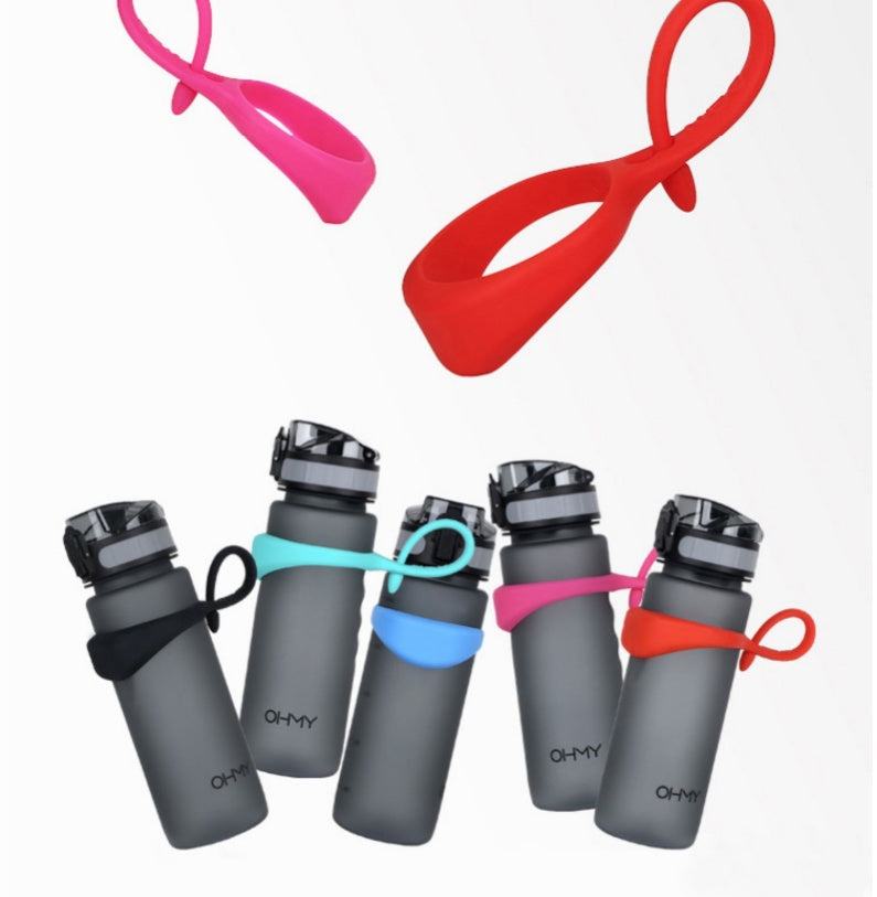 Fitness sports water bottle magnetic ring
