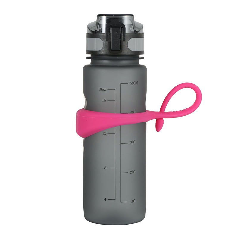 Fitness sports water bottle magnetic ring