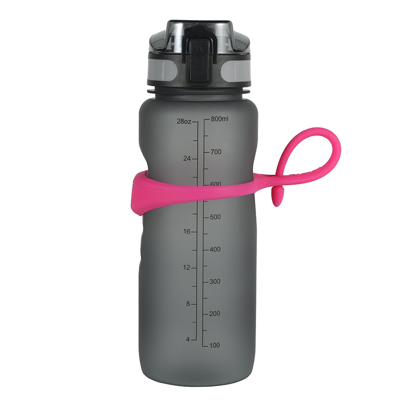 Fitness sports water bottle magnetic ring