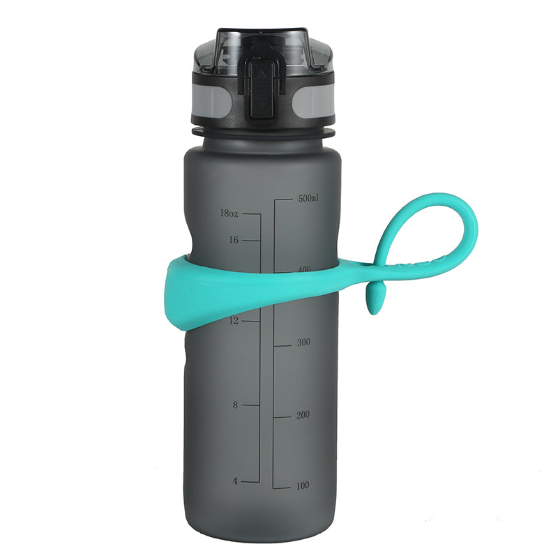 Fitness sports water bottle magnetic ring