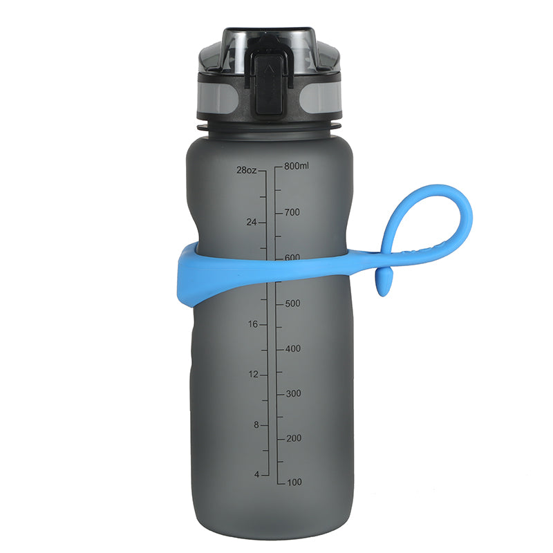 Fitness sports water bottle magnetic ring