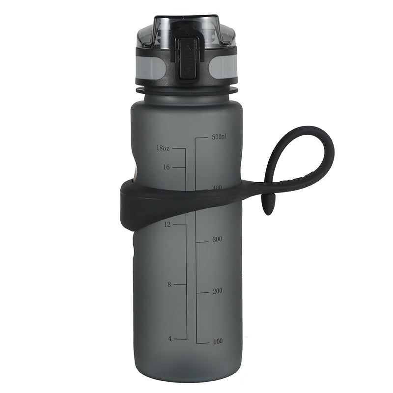 Fitness sports water bottle magnetic ring