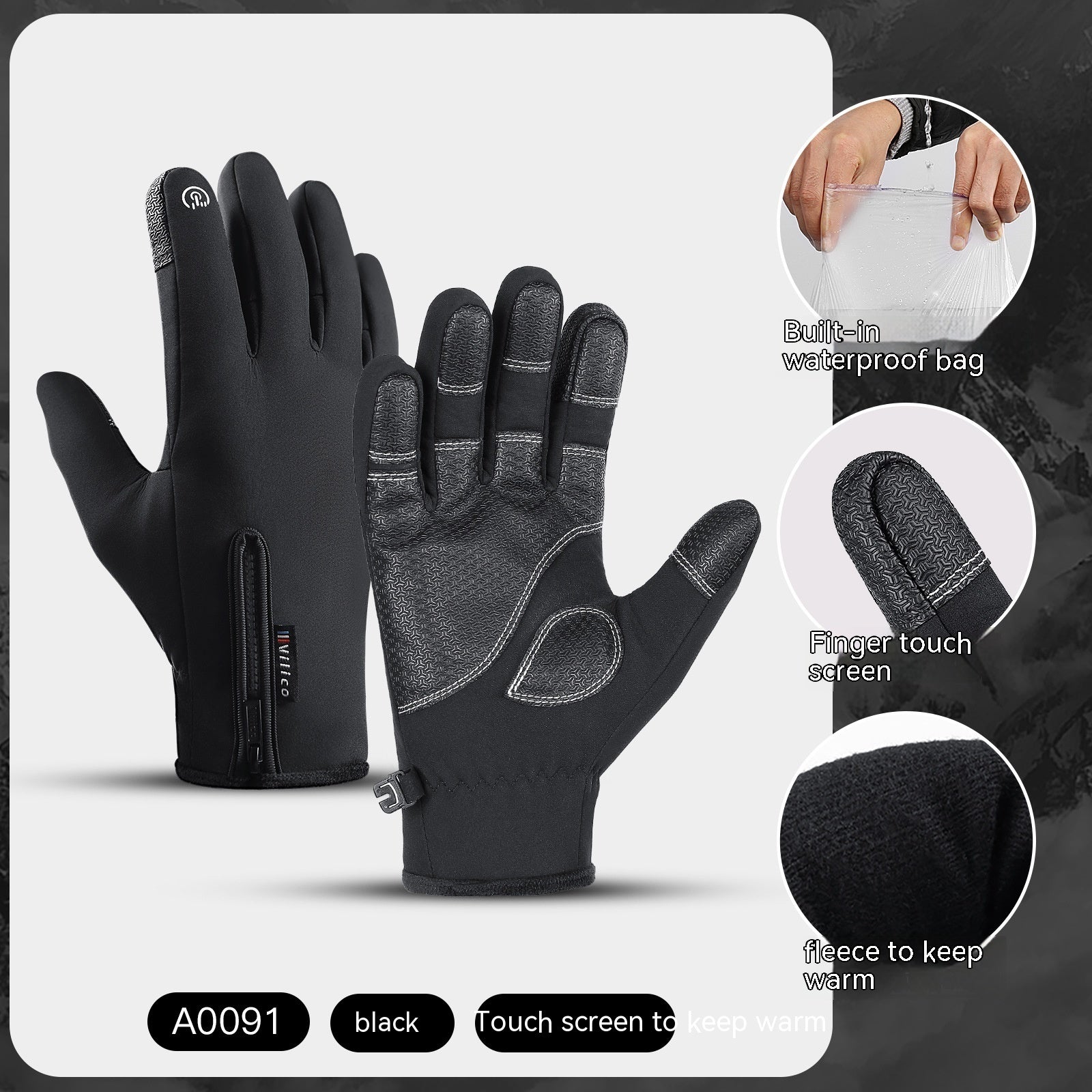 winter Cycling Warm Gloves